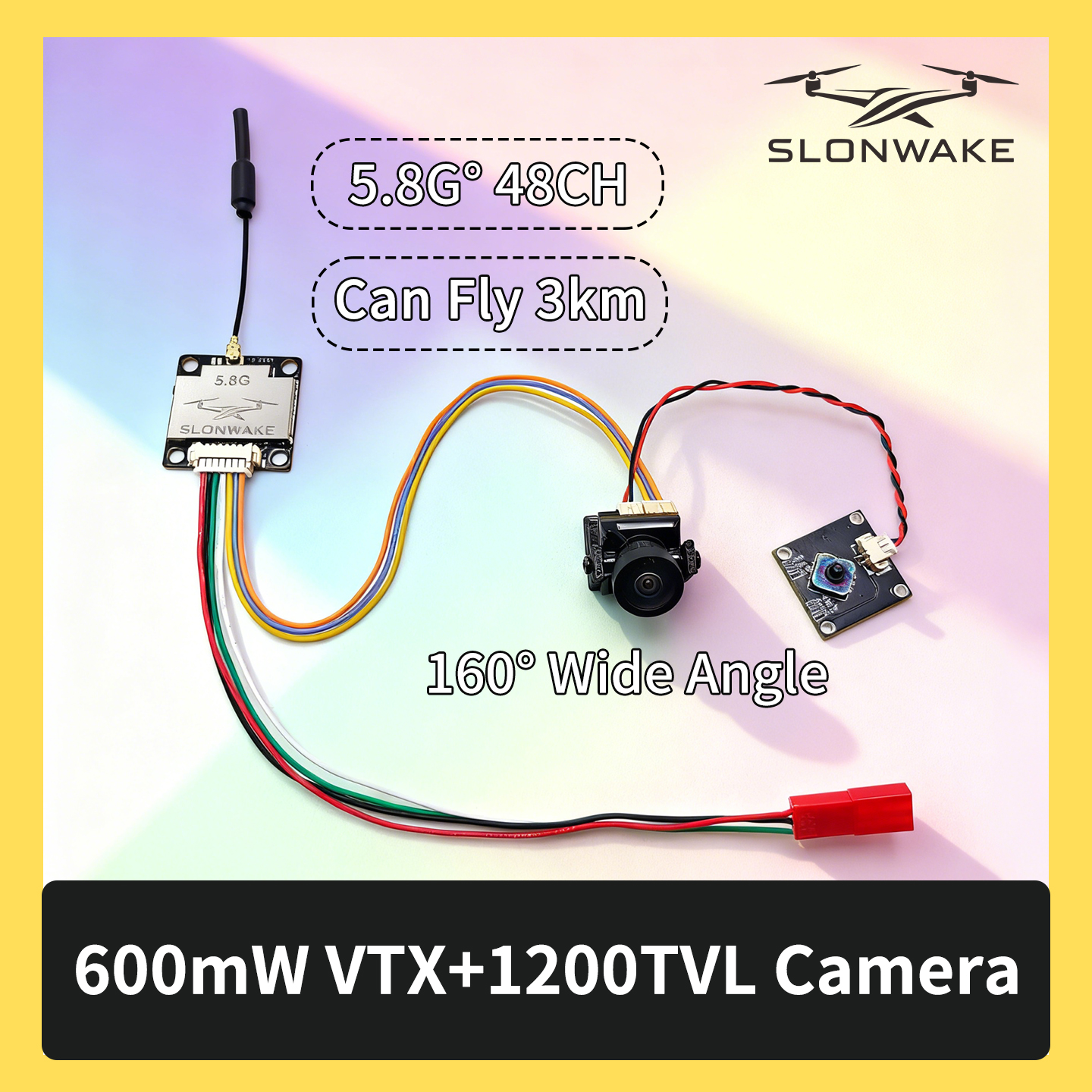 SLONWAKE 5.8G 600mW 7-24V FPV  - Drone Kit With Camera 리뷰 및 가격