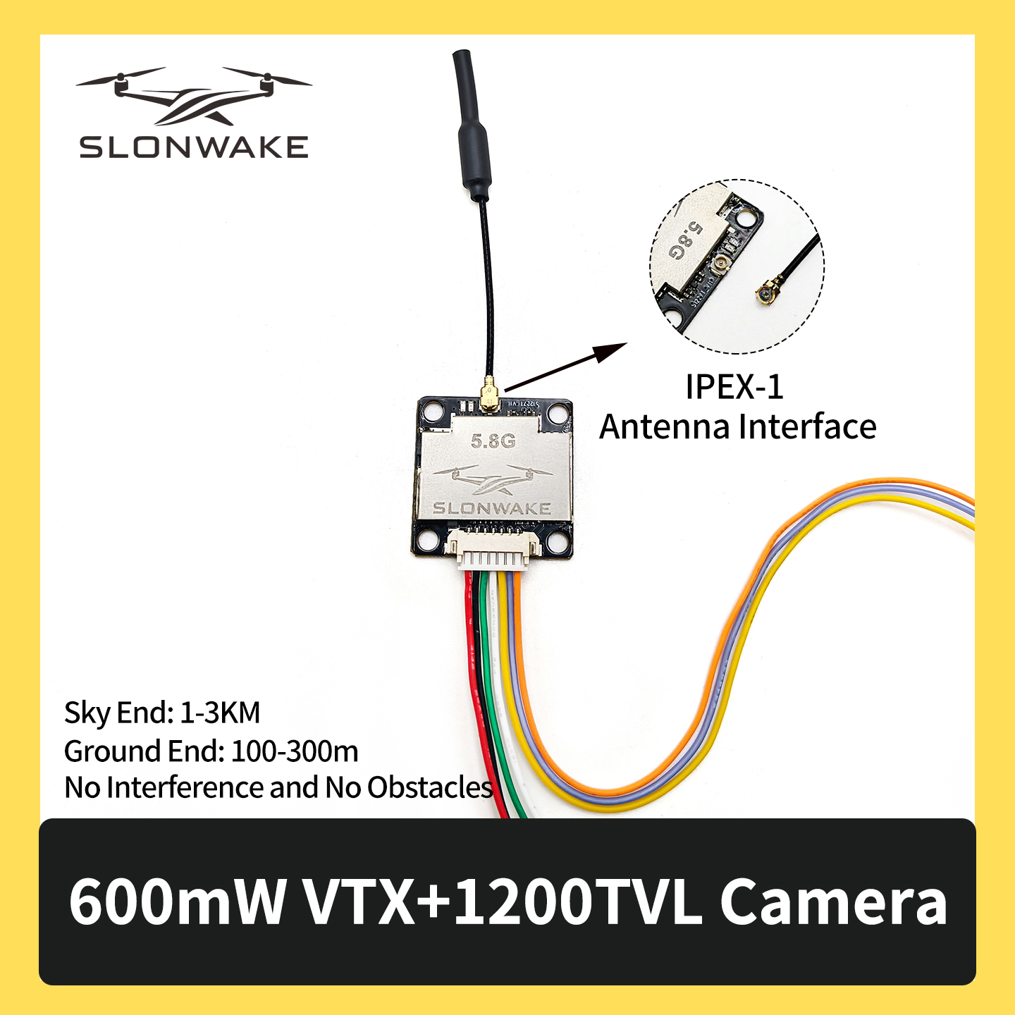 SLONWAKE 5.8G 600mW 7-24V FPV  - Drone Kit With Camera 리뷰 및 가격