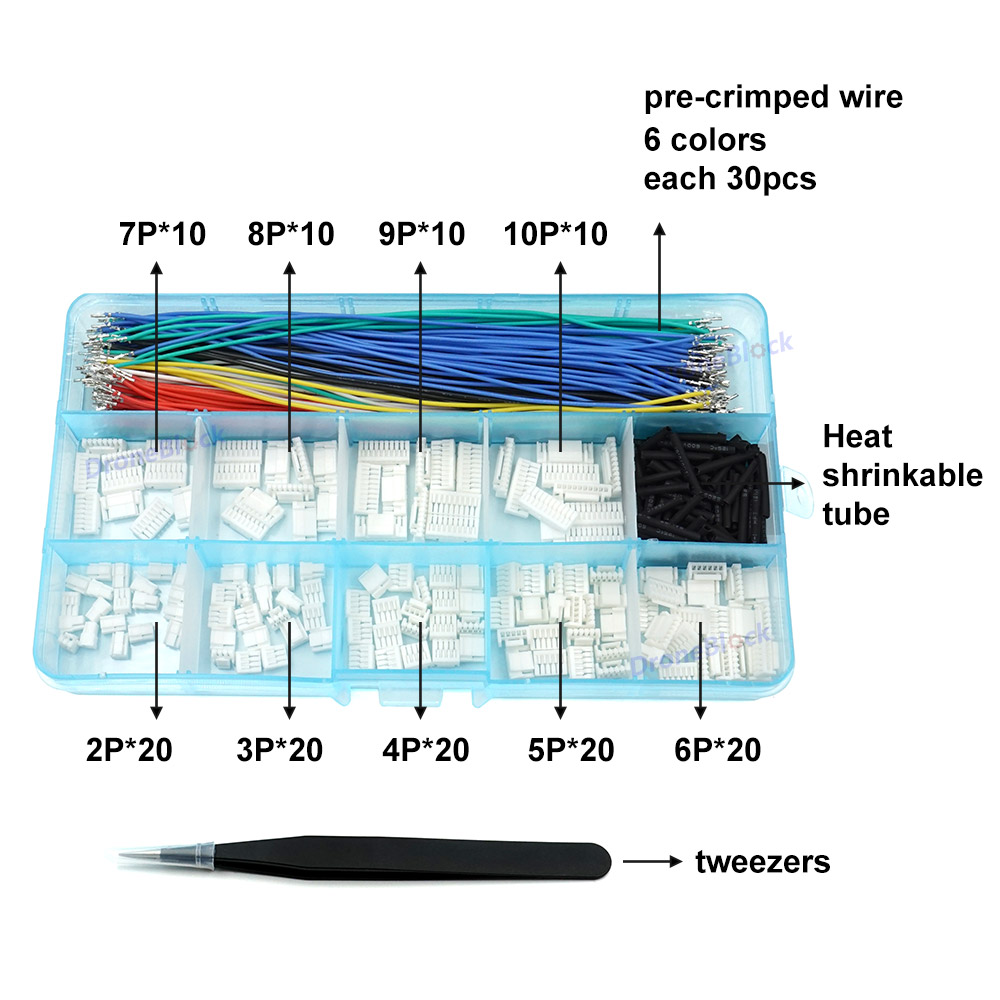JST GH Connectors and Pre-Crim - Drone Kit Hexacopter 리뷰 및 가격