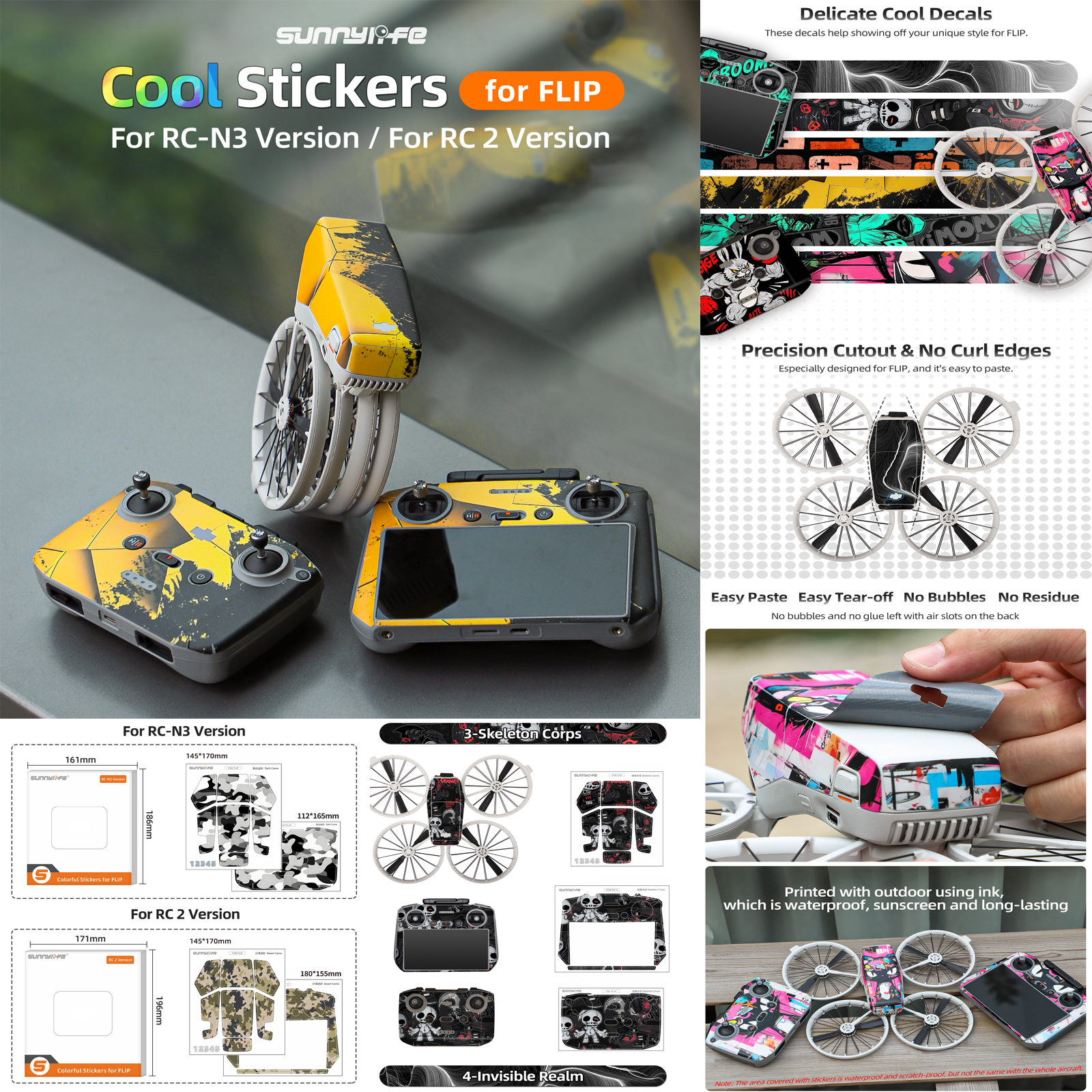 Sunnylife Sticker Kit for DJI  - Drone Kit Waterproof 리뷰 및 가격