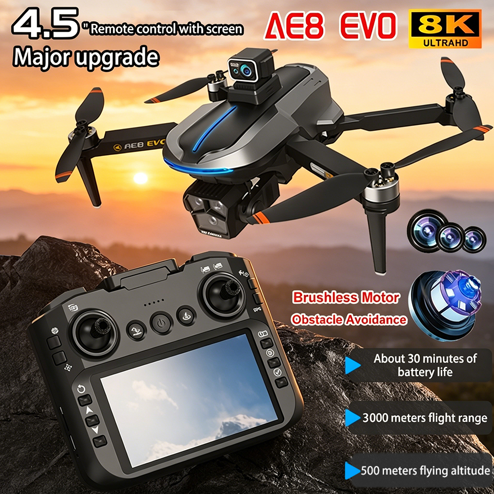AE8 EVO Drone 4K Professional  - Drone Kit Professional 리뷰 및 가격