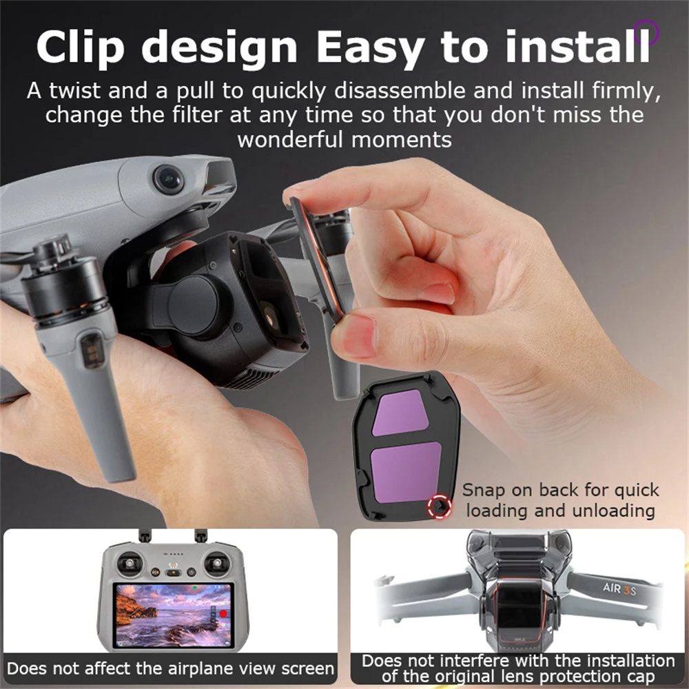 For DJI Air 3S Camera Lens Fil - Drone Kit Waterproof 리뷰 및 가격