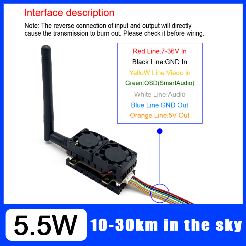 Long Range 5.8GHz 5.5W Video T - Drone Kit Long Range 리뷰 및 가격