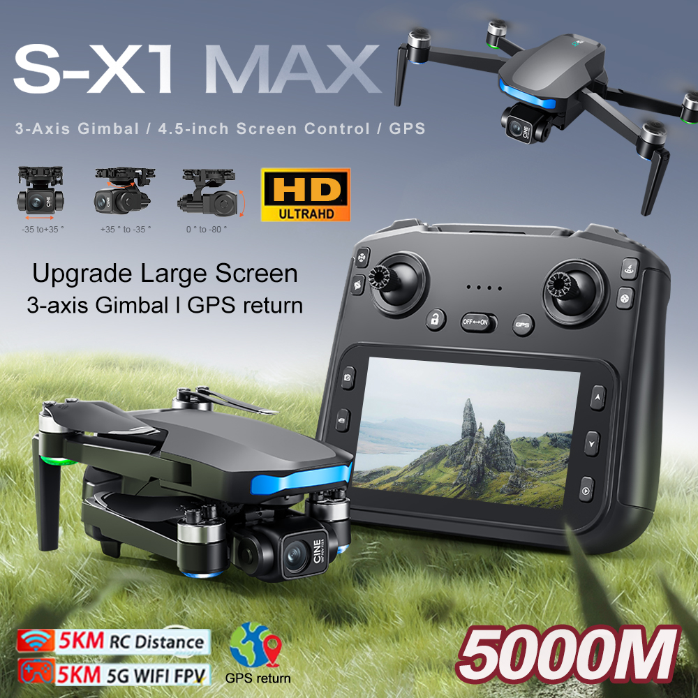 New S-X1 MAX Drone GPS 8K Prof - Drone Kit Professional 리뷰 및 가격